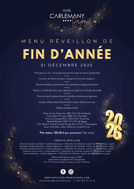 Menu Réveillon 2025 – Gérone